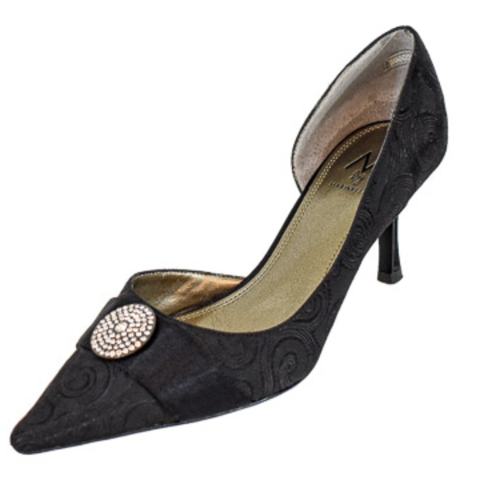 M by Marinelli Paisley D'Orsay Pointed Toe Heels